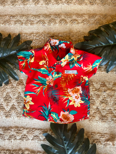 Matua Button Up // THE PIÑA COLLECTION red