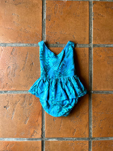 Rhylie Romper w/ Skirt // THE HÅGON COLLECTION dusty blue