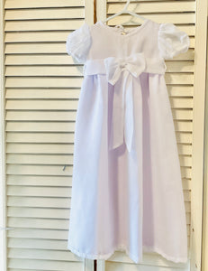 Girls Bow Baptismal Gown